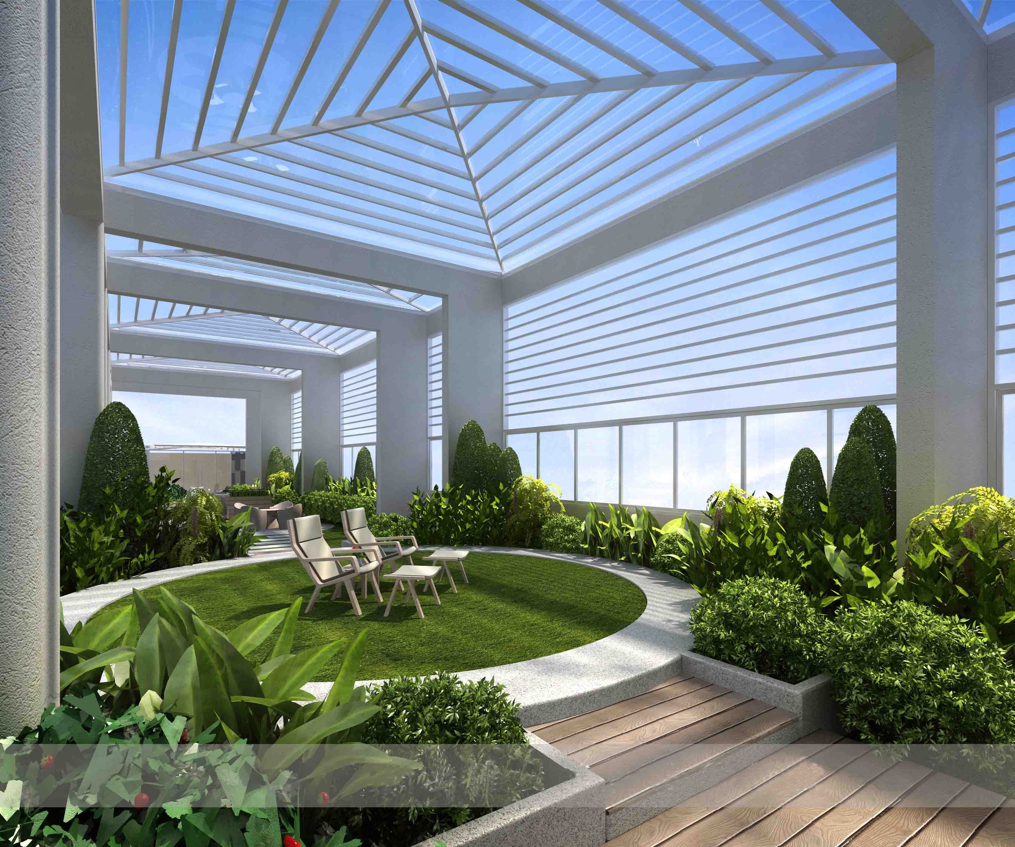 空中花园效果图